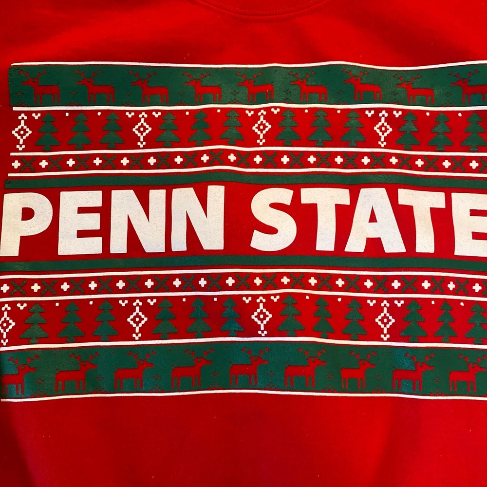 S - Penn State PSU Sweatshirt, ugly Christmas sweater style, small